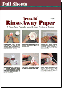 TranzIt Rinse Away Paper